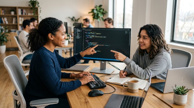 Developers building with an agent framework